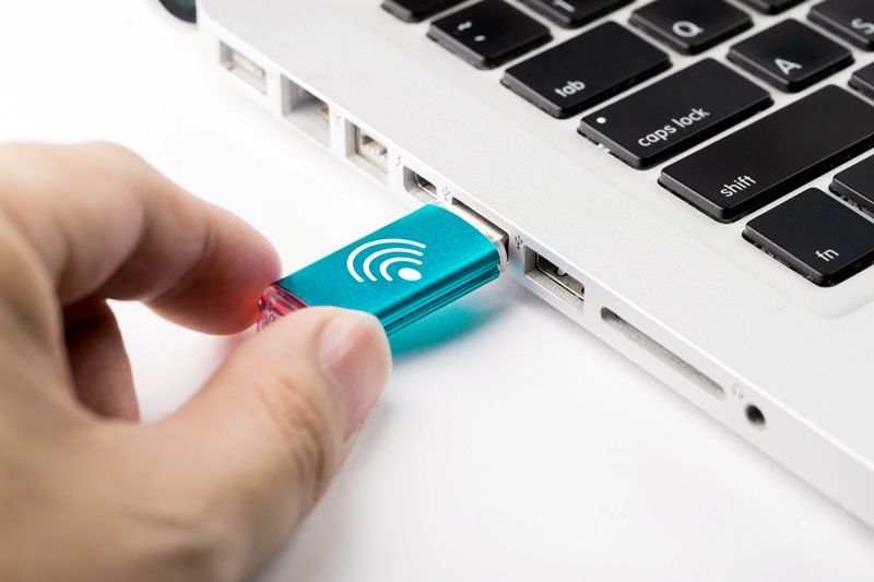 usb wifi on a laptop